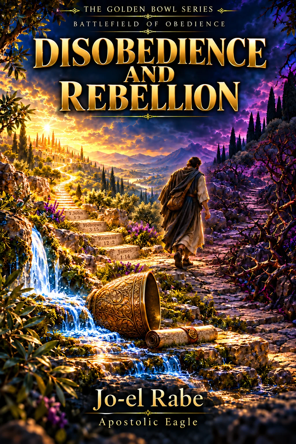 Disobedience and Rebellion — cover concept by Jo-el Rabe, The Battlefield of Obedience