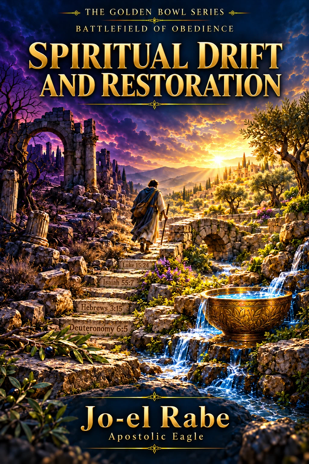 Spiritual Drift and Restoration — cover concept by Jo-el Rabe, The Battlefield of Obedience
