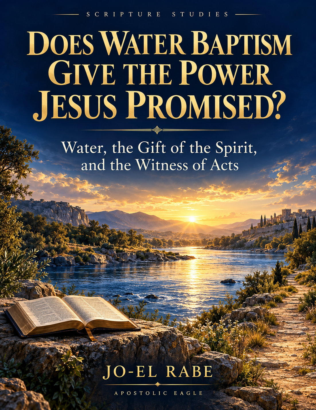 Does Water Baptism Give the Power Jesus Promised? booklet cover